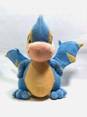 Neopets Blue Dragon Plush Jakks Pacific 2008 Large Stuffed Animal Toy 12 Inches